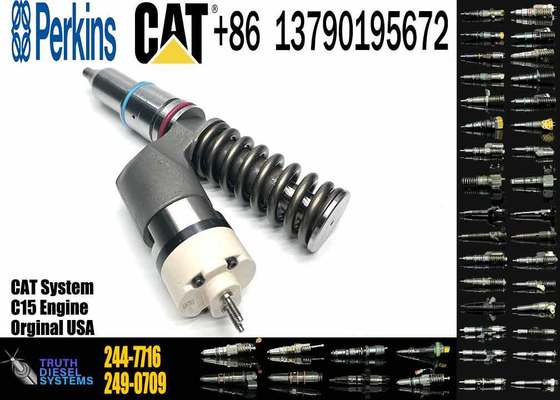 C15 Fuel Injector 244-7716 C15 Diesel Engine Common Rail Fuel Injector 235-1402 2351402 2447716 for Caterpillar C15 Engine