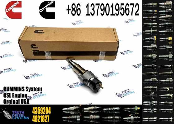 Cummins QSC8.3 QSL9.3 QSL9.5 Diesel Engine Parts Fuel Injector 4359204 4921827 435-9204 C4359204 Excavator Spare Parts