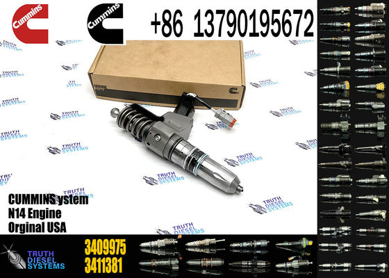 Common Rail Fuel Injector 3407776 3087807 3411385 341176 3409975 for Cummins QSN14 N14 Engine Excavator Parts