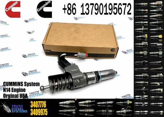 Common Rail Fuel Injector 3407776 3087807 3411385 341176 3409975 for Cummins QSN14 N14 Engine Excavator Parts
