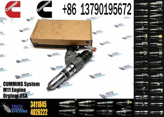 Excavator Accessories Fuel Injector 3411754 3411756 3411821 3411845 for Cummins QSM11 ISM11 Diesel Engine Spare Parts Construction Machinery Parts