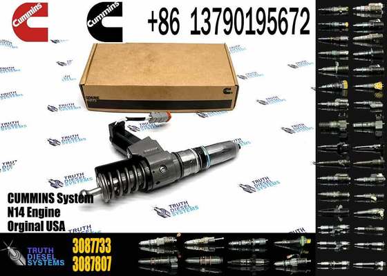 Construction Machinery PartsFuel Injector for N14 Diesel 3411765 3087733 3095086 3411767 for CUMMINS Diesel Engine