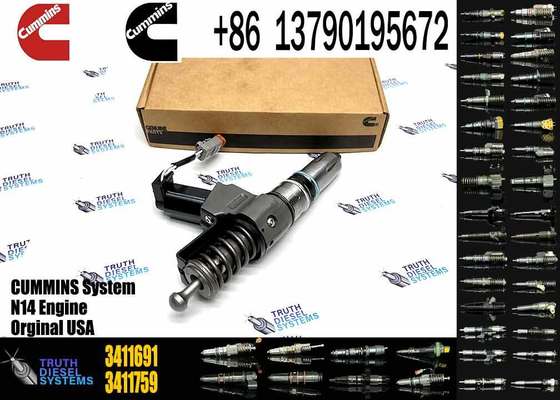 OEM N14 Engine Parts Common Rail Diesel Fuel Injector 3411760 3411691 3411765 3411766 For Cummins Engine Bulk Sale of Injectors