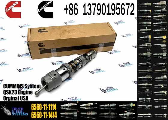 XF Parts PC1250-7 Excavator Diesel Fuel Injector Assy 6560-11-1114 6560111114 408843100
