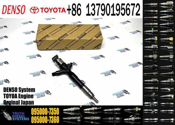 New Diesel Fuel Common Rail Injector 095000-7350 23670-30210 for 1KD-FTV D-4D PRADO J120 EURO 3 3.0D Engine