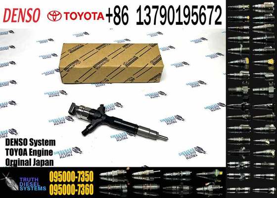 New Diesel Fuel Common Rail Injector 095000-7350 23670-30210 for 1KD-FTV D-4D PRADO J120 EURO 3 3.0D Engine