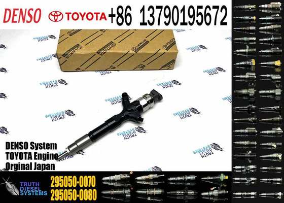 Good Price New Common Diesel Rail Fuel Injector 295050-0070 23670-30380 for Toyota 1KD-FTV 2KD - FTV Engine