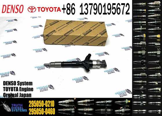 Diesel Engine Spare Parts 295050-0470 295050-0210 Common Rail Fuel Injector 23670-30410 for Toyota Hiace Hilux 1KD-FTV 2KD-FTV