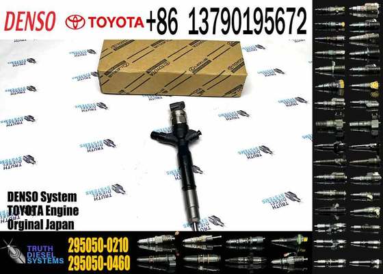 Diesel Engine Spare Parts 295050-0470 295050-0210 Common Rail Fuel Injector 23670-30410 for Toyota Hiace Hilux 1KD-FTV 2KD-FTV