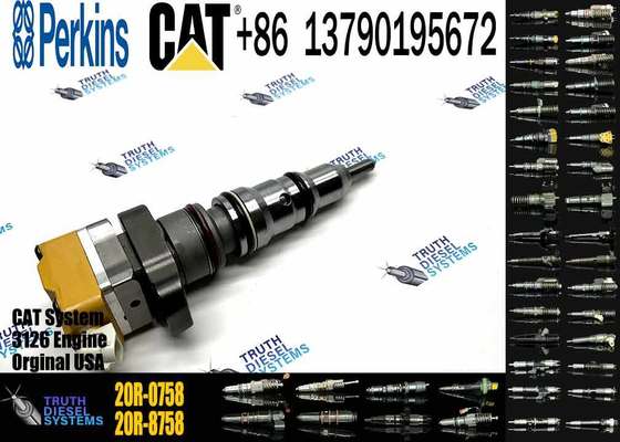 Hot Sale New 3412E for Cat Reman Fuel Injector 20R-0758 20R0758 Aftermarket Engine Spare Parts