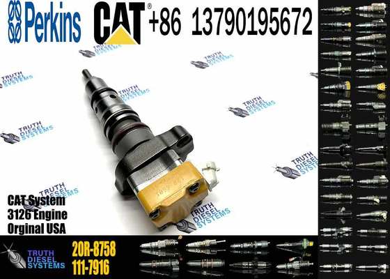 New High Quality Factory Price Common Rail Fuel Injector 20R-8758 20R8758 for Caterpillar 3126 Engine