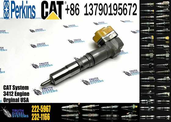 Excavator Parts Engine 3408 3412 Fuel Injector 4CR01974 169-7408 174-7527 222-5967 20R-0760 for Construction Machinery