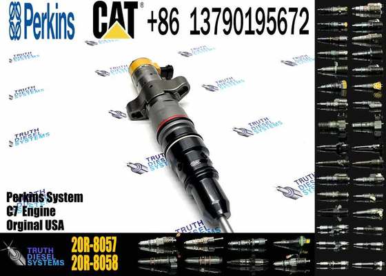 Diesel Fuel Injector 268-1836 2681836 20R-8057 20R8057 for C7 Engine 325D 329D 336D Excavator