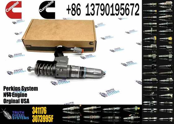 Common Rail Fuel Injector 3407776 3087807 3411385 341176 3409975 for Cummins QSN14 N14 Engine Excavator Parts