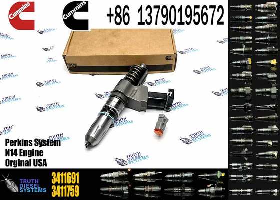 High Quality Price for Cummins N14 Series diesel Engine Parts Construction Machinery Parts Common Rail Injector OE 3411691