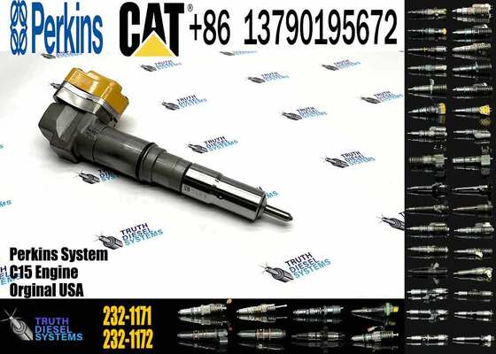 New 3412E 3408 Diesel Fuel Injector for Excavator Engine Parts 232-1171 10R-1267 232-1183 10R-1266 4CR01974