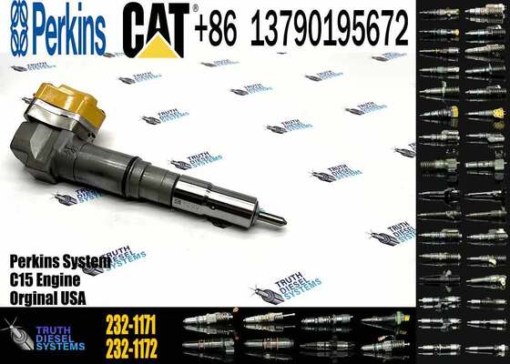 New 3412E 3408 Diesel Fuel Injector for Excavator Engine Parts 232-1171 10R-1267 232-1183 10R-1266 4CR01974