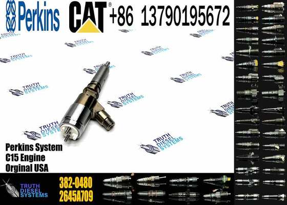 New Diesel Fuel Injectors 282-0490 2645A709 382-0480 306-9380 2645A734 320-0680 for Caterpillar C6.6 Excavator Truck Engine