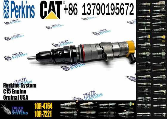 Excavator Diesel Common Rail Inyector Nozzle 245-3516 10R-4764 C9 Fuel Injectors for Cater-pillar C9 Cat Engine
