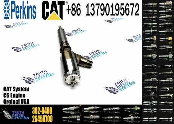 New Diesel Fuel Injectors 282-0490 2645A709 382-0480 306-9380 2645A734 320-0680 for Caterpillar C6.6 Excavator Truck Engine