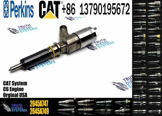 320D Diesel Common Rail Fuel Injectors 10R-7672 320-0680 for Caterpillar CAT C4.4 C6.6 Engine PERKINS 2645A747