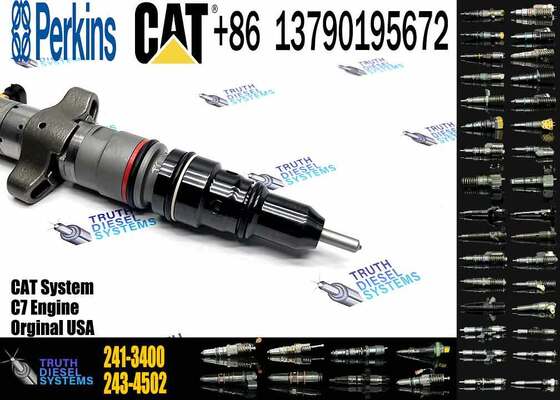 Brand New Unused Caterpillar C7 Fuel Injector 241-3238 241-3239 241-3400 10R-4763 for Construction Machinery Parts Made in China