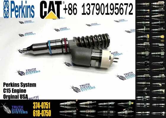 Excavator Part Fuel Injector Assembly 618-0751 253-0617 374-0751 6180751 2530617 3740751 for Engine C15 C18 C27 C32 CAT