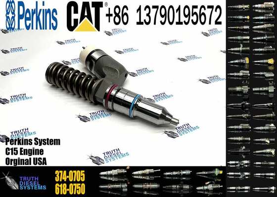 New Diesel Engine Injector 276-8307 374-0705 1OR-0724 253-0597 1OR-9787 20R-8048 Steel for Caterpillar C18 C15 Common Rail