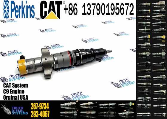 Excavator Spare Parts C9 Diesel Fuel Injector Assembly 267-9734 Injector 2679734 Compatible with D6R III D6T Track
