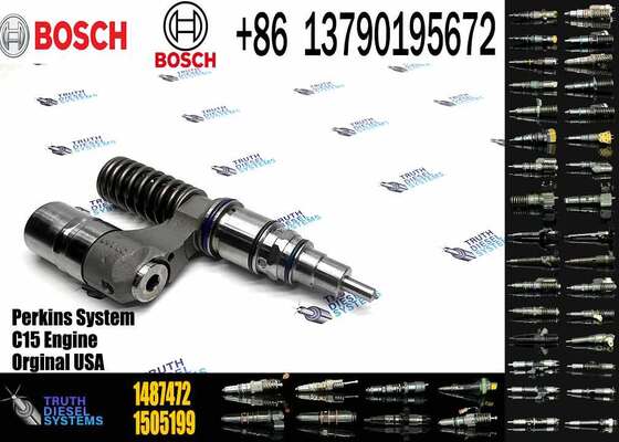 Common Rail Diesel Fuel Injector 0579255 1478643 1487472 1505199 for Caterpillar Excavator Remanufactured High Speed