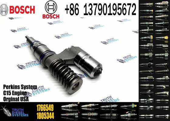 Diesel Common Rail Fuel Injector for Scania Excavator Engine Model 1734493 1766549 1920420