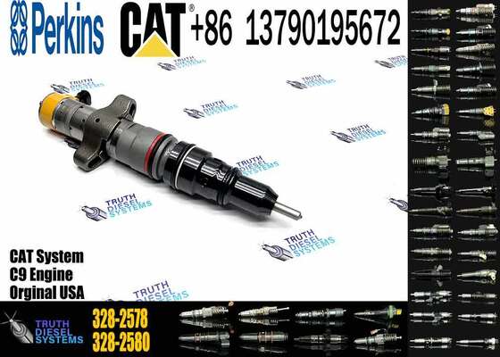 Injector 328-2578 Diesel Fuel Injector 328-2577 328-2576 for Caterpillar Excavator C9 Engine Parts