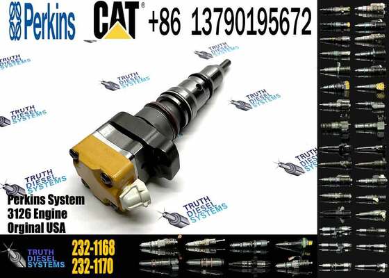 128-6601 178-0199 1286601 Fuel Injector Common Rail Injector for 3126B 3126E Engine 120H 135H Motor Grader 953C 963C Loader