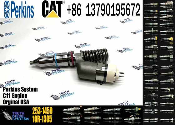 C11 C-aterpillar Excavator Diesel Engine Parts New Fuel Injector 10R-1305 249-0708 10R-3147 253-1459