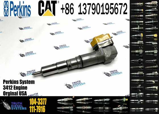 Fuel Injector 104-3377 174-7526 111-7916 138-8754 0R-8624 for CAT 3408E 3412E Engine 769D 773D 775D 631E 633E II 637E 651E 657E
