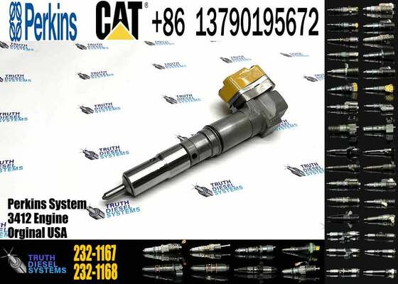 New 3412E 3408 Diesel Fuel Injector for Excavator Engine Parts 232-1171 10R-1267 232-1183 10R-1266 4CR01974