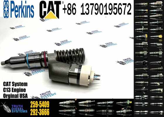 Genuine CAT C13 Engine Fuel Injectors 253-0608 259-5409 292-3666 for C-aterpillar Common Rail System