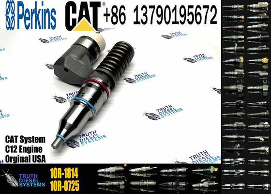 Excavator Parts Diesel C12 Engine Injector 208-9160 0R-9595 1OR-1814 OR-4987 161-1785 New Stainless Steel Injector for Excavator