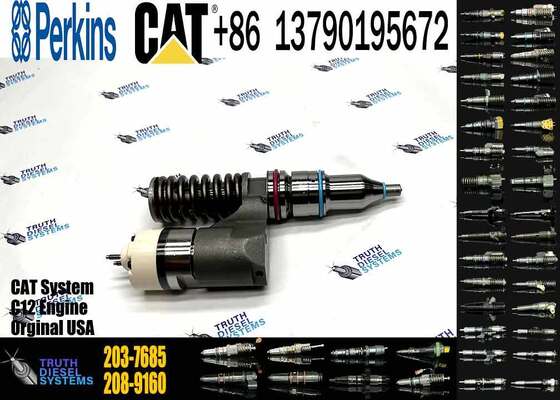 C-10, C-12, CPT372 Fuel Injectors 203-7685, 2037685, 10R-1268, 10R1268 for Diesel Excavators 345B II MH, 365B, 365B II, 365B L