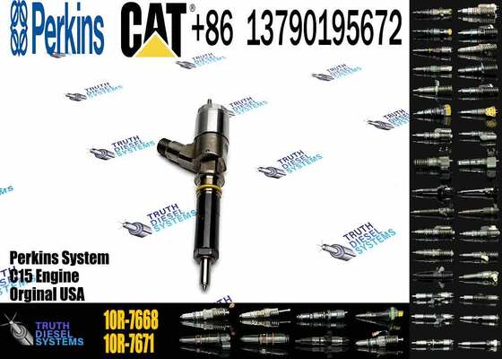 New Quality Common Rail Fuel Injector 321-0990 2645a743 10R-7668 Engine Fuel Injector for Engine C6.6 320D Inyector Injecteur