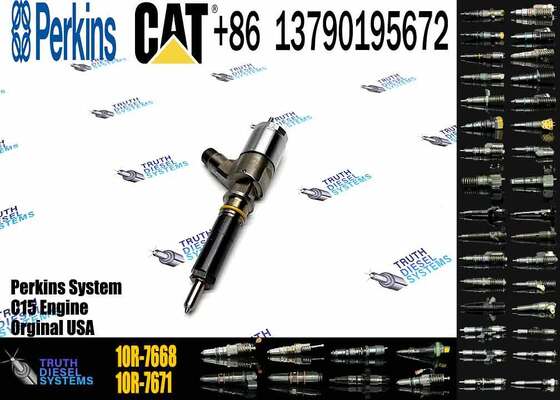 New Quality Common Rail Fuel Injector 321-0990 2645a743 10R-7668 Engine Fuel Injector for Engine C6.6 320D Inyector Injecteur
