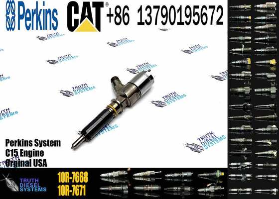 New Quality Common Rail Fuel Injector 321-0990 2645a743 10R-7668 Engine Fuel Injector for Engine C6.6 320D Inyector Injecteur