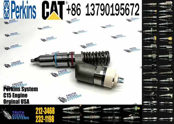 E345D E374D Excavator Parts C13 C15 Engine Common Rail Fuel Injector 212-3468 253-0616