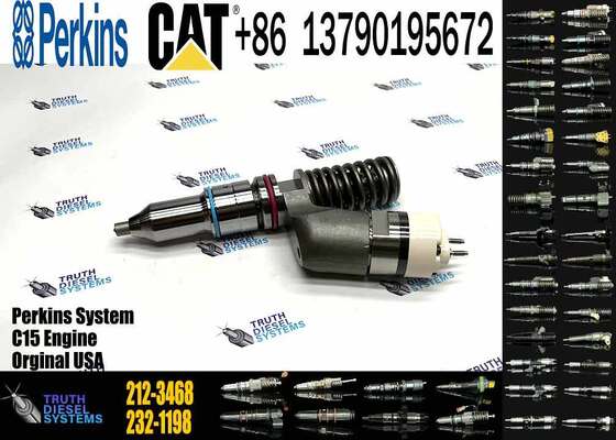 E345D E374D Excavator Parts C13 C15 Engine Common Rail Fuel Injector 212-3468 253-0616