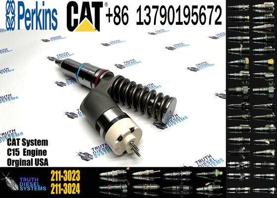 Common Rail Diesel Fuel Injector 211-3023 10R-8501 2113023 10R8501 for Ccaterpillar CAT C15 C16 3406E Diesel Engine